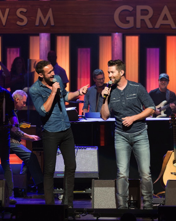 Pictured (L-R): Drew Baldridge, Josh Turner. Photo: Rachel Black, Grand Ole Opry