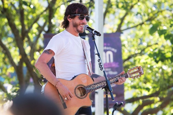 Chris Janson at Opry Plaza. Photo: Hollo Photographics/Chris Hollo, Mark Mosrie