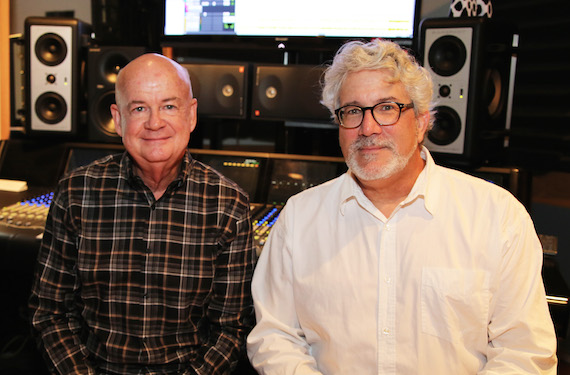 Cliff Williamson and Steve Bishir in one of the two Vol State recording studios.