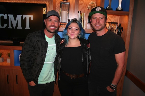 Pictured (L-R): Cody Alan, Elle King, Dierks Bentley