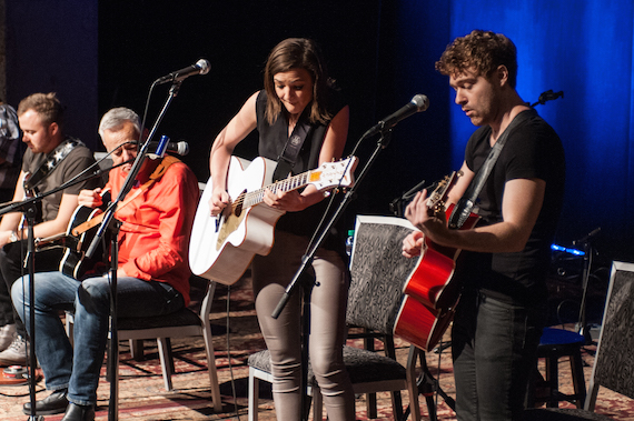 Striking Matches' Sarah Zimmerman and Justin Davis perform. Photo: Carissa Riccardi