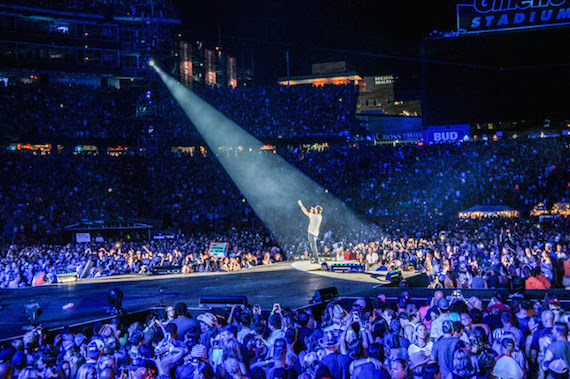 Luke Bryan performs first two-night stadium stand at Gillette Stadium in Boston. Photo: Ethan Helms