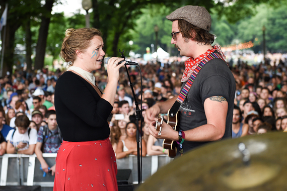 Wild Child on the 2016 BMI Stage at Lollapalooza.