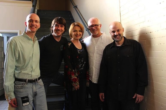 Pictured (L-R): John Virant, GM, Rounder Label Group; Gary Nichols and Tammy Rogers King of The SteelDrivers; Cliff OSullivan, COO, Rounder Label Group, Brad Chelstrom, Project Manager, Rounder Label Group