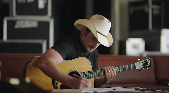 Brad Paisley in the new Nationwide campaign.