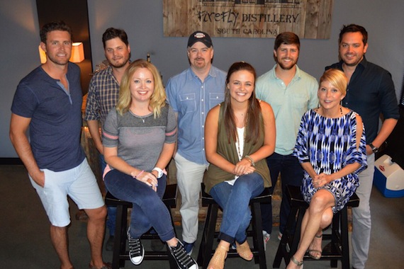 Pictured (Front Row, L-R): Alicia Pruitt, Warner/Chappell; Caroline Watkins; Brenner McDonald, Butler Snow LLP. (Back Row, L-R): Ryan Beuschel, Matt Michiels, Ben Vaughn, Will Overton and Travis Carter, all of Warner/Chappell