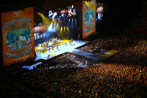 Kenny Chesney's Spread the Love Tour 2016 in Foxborough, Massachusetts. Photo: Jill Trunnell