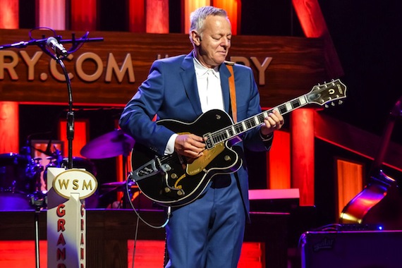 Tommy Emmanuel plays "Dark Eyes" on the Grand Ole Opry. Photo: Courtesy Katelyn Prieboy