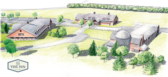 Rendering of the expansion planned for Inn at Fontanel.