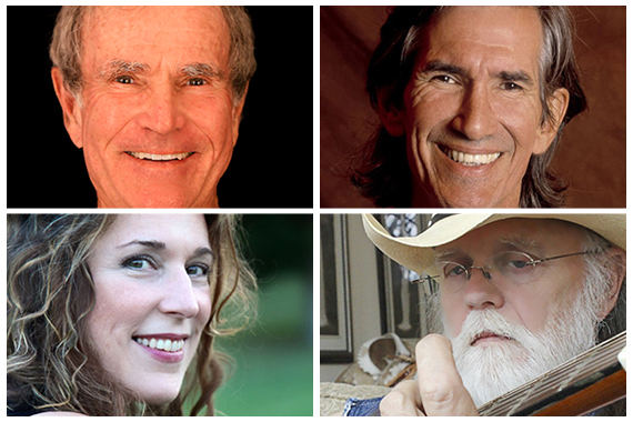 Pictured (clockwise from top left): Bob Morrison, Townes Van Zandt, Aaron Barker, Beth Nielsen Chapman