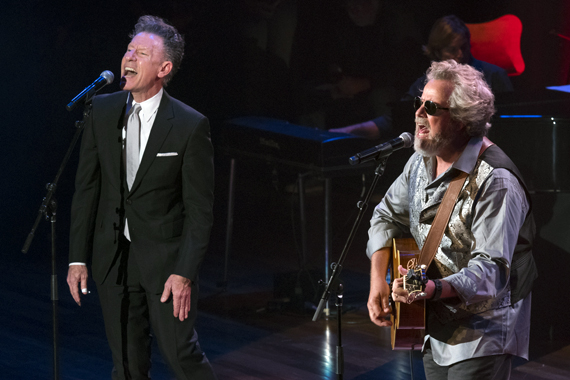 Pictured (L-R): Lyle Lovett, Robert Earl Keen. Photos: Steve Lowry/Ryman Archives