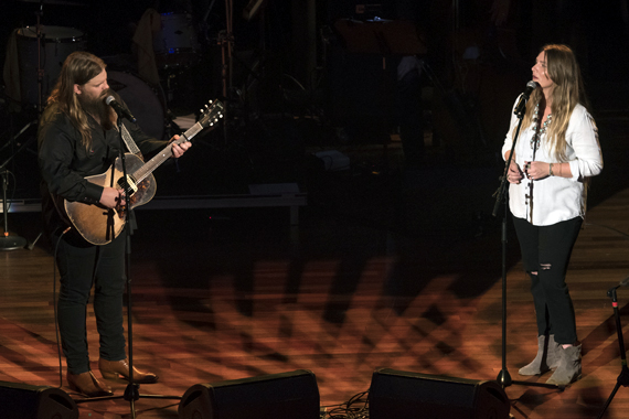 Pictured (L-R): Chris Stapleton, Morgane Stapleton. Photos: Steve Lowry/Ryman Archives