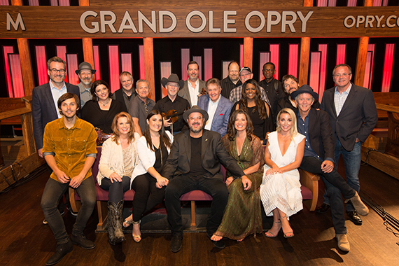 Vince Gill celebrates 25th Anniversary with night of memorable collaborations with family and close friends during two three hour shows on Saturday's Grand Ole Opry