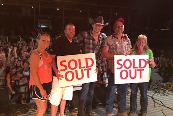 Photo ID (L-R): Kelly McConaha, Toma McConaha (Coughlin GM), Tom Welch, Kim Welch (Union County Fair) 