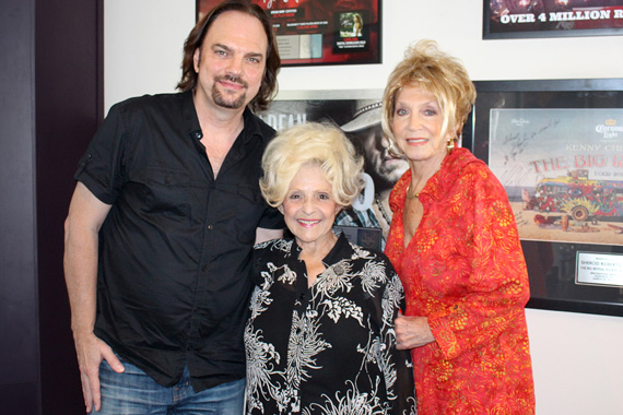 MusicRow Publisher/Owner Sherod Robertson, Brenda Lee, Jeannie Seely.