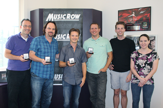 Josh Kear with MusicRow staff