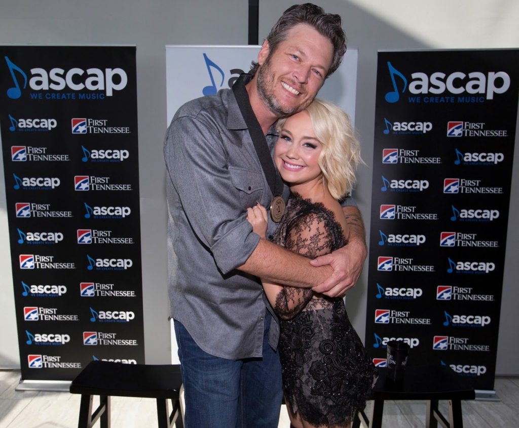 Pictured (L-R): Blake Shelton and RaeLynn 