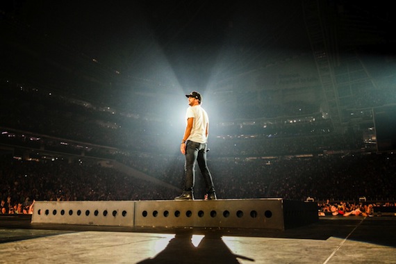 Luke Bryan at U.S. Bank Stadium in Minneapolis. Photo: Ethan Helms