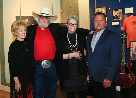 Pictured (L-R): Hazel Daniels, Charlie Daniels, Carolyn Tate, David Corlew. Photo by Anna Webber/Getty Images for Country Music Hall of Fame & Museum