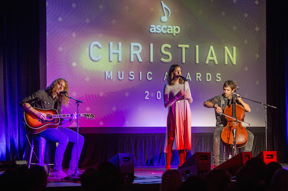 Francesca Battistelli performs "Holy Spirit." Photo: Ed Rode/ASCAP