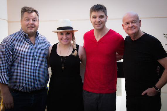 Pictured: Bradley Collins, BMI; Courtney Allen, Creative Director; Starstruck; Evan Coffman; Cliff Williamson, Starstruck. 