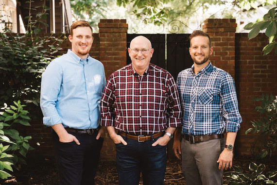 Pictured (L-R): Christoph von dem Bussche, Carl F. von dem Bussche, Sr. Carl F. von dem Bussche, Jr. Photo credit: Seth Farmer