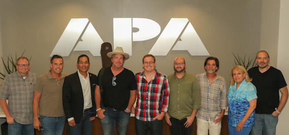 Pictured (L-R): APAs Jeff Hill, Vectors Ross Schilling, APAs Frank Wing, Jack Ingram, APAs Luke Cahill, Heath Baumhor, Steve Lassiter and Bonnie Sugarman and Vectors John Ingrassia. 