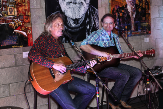 Jim Lauderdale and Ray Stephenson. Photo: Jeff Fasano