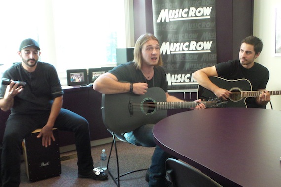 Pictured (L-R): Mark Annino, Morgan Wallen, Dominic Frost