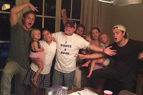 Pictured (L-R) Caleb Chapman (Chapman's son); Della Richards (Chapman's granddaughter); Steven Curtis Chapman; Mary Beth Chapman; Emily Richards (Chapman's daughter); Eiley (Chapman's granddaughter); Will Chapman (Chapman's son). 