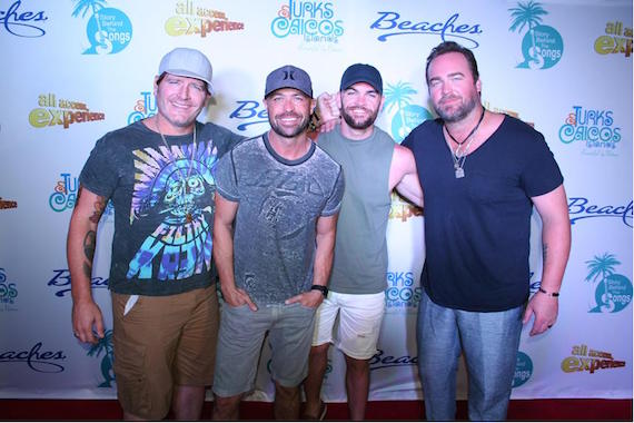 Pictured (L-R): Jerrod Niemann, Cody Alan, XX, Lee Brice