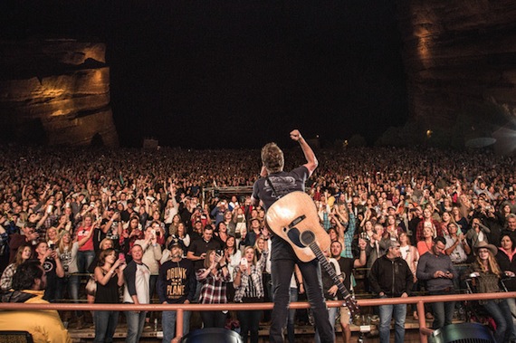 Dierks Bentley at Red Rocks. Photo: Ryan Silver