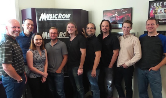 Pictured (L-R): Clay Hunnicutt, Big Loud Records; Craig Shelburne and Jessica Nicholson, MusicRow; Mike Bachta, Working Group Management; Morgan Wallen; Dirk Hemsath, Working Group Management; Sherod Robertson, Eric T. Parker and Troy Stephenson, MusicRow