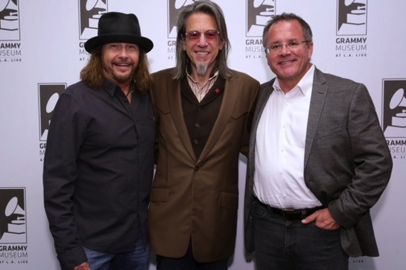 Pictured (L-R): Scott Goldman; George J. Flanigen IV; Pete Fisher. Photo: Rebecca Sapp/WireImage.com