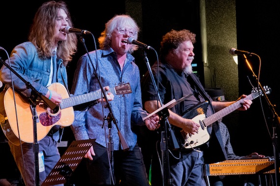 Pictured (L-R): Robin Zander Jr.; Mike Mills; Bill Lloyd of The Long Players