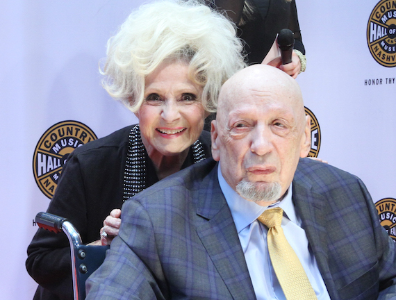 Brenda Lee with Fred Foster on the CMHoF Medallion Ceremony Red Carpet. Photo: Bev Moser/Moments By Moser