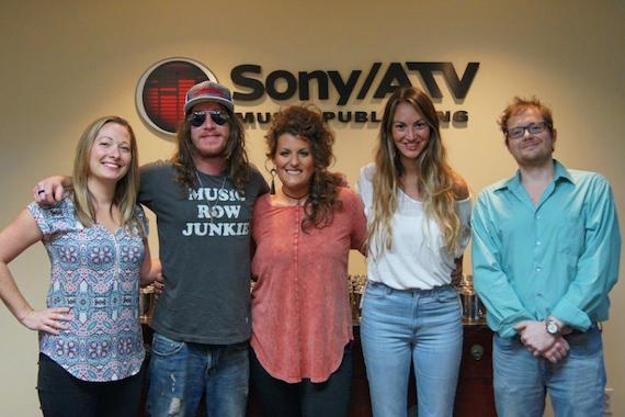  L to R: Abbey Adams (Sony/ATV Music Publishing), Jaren Johnston, Hannah Dasher, Evyn Mustoe (ASCAP) and Noah McPike (Almon & McPike, PLLC)