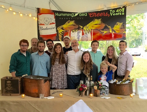 Pictured: Joshua Stark, Michael Carnes, Evan Weaver, Dylan Steppeler, Haley Bussell, Aaron Howard, Bob Farnsworth, Kimberly Kolber, Chris Esposito, Willo Collins, Karen Espenant, and Matt Thompson.