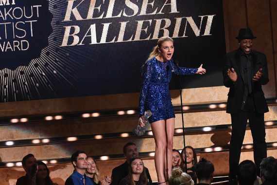 Pictured (L-R): Kelsea Ballerini, Arsenio Hal. Photo: Rick Diamond/Getty Images for CMT