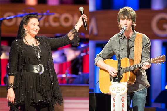 Crystal Gayle, Mo Pitney. Photo: Chris Hollo