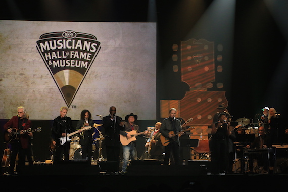 Garth Brooks and the G  Men perform. Photo: Moments By Moser Photography