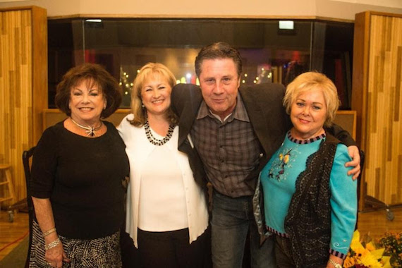 Pictured (L-R): Judy Harris, Shelia Shipley Biddy, Bart Herbison, Pat Rolfe. Photo: Denise Fussell 