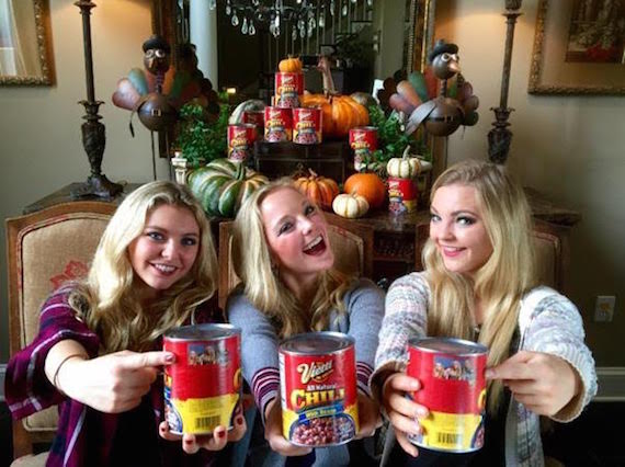 Hannah, Natalia and Christina Morris. Photo: Pete Horne