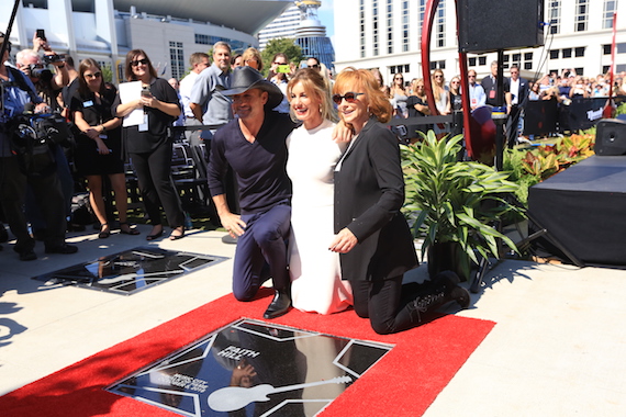 Tim McGraw & Faith Hill Music City Walk of Fame Induction 10.5.16  Moments By Moser Photography