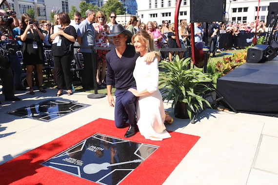 Tim McGraw & Faith Hill Music City Walk of Fame Induction 10.5.16  Moments By Moser Photography