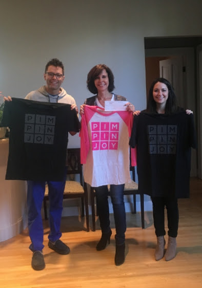 L-R: Bobby Bones, Debbie Carroll - Senior Executive Director of MusiCares, Christina Scholz - MusiCares Administrative Assistant