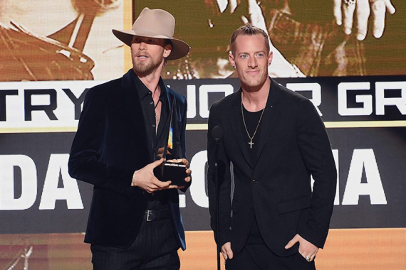 Florida Georgia Line's Brian Kelley and Tyler Hubbard. Photo: theamas.com