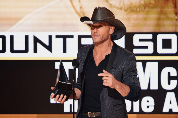 Tim McGraw. Photo: theamas.com