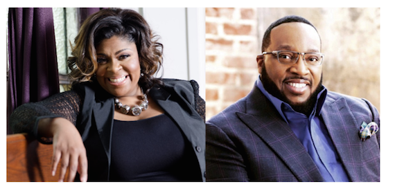 Pictured (L-R): Kim Burrell, Marvin Sapp