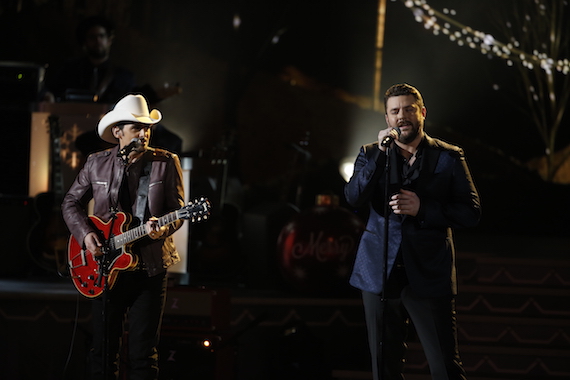 Brad Paisley and Chris Young. Photo: Donn Jones/CMA